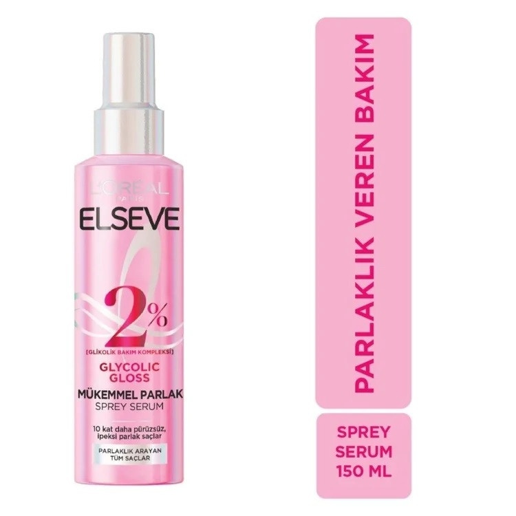 اسپری مو لورآل مدل GLYCOLIC GLOSS مناسب برای انواع مو حجم 150 میلیلیتر