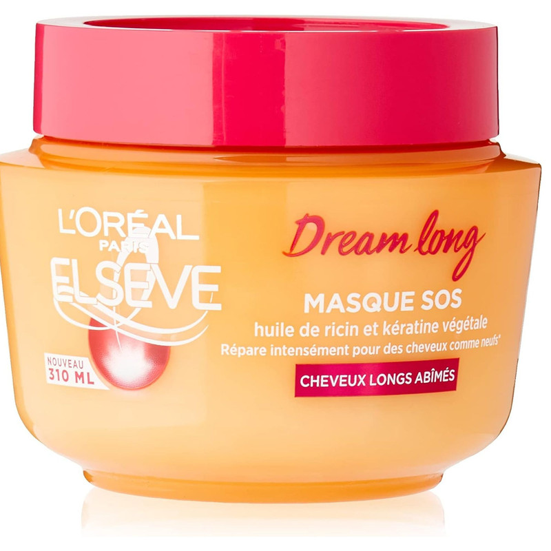 ماسک مو تقویت کننده لورآل مدل Elseve Dream Long مناسب انواع مو حجم 310 میلی لیتر