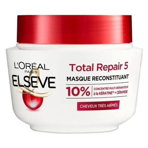 ماسک ترمیم کننده مو لورآل مدل Total Repair مناسب برای انواع مو حجم 310 میلی لیتر