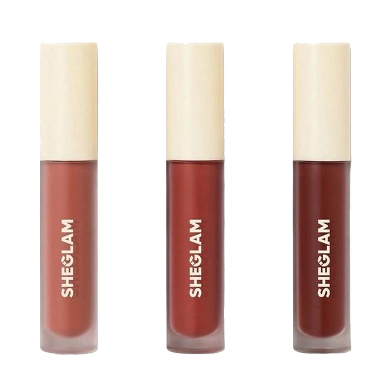 رژ لب مایع شیگلم مدل Matte Allure Mini Private Tour شماره 01 بسته 3 عددی