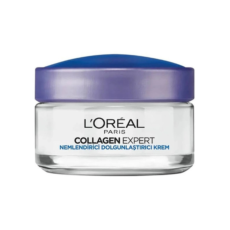 کرم مرطوب کننده و آبرسان لورآل مدل Collagen مناسب برای انواع پوست حجم 50 میلی لیتر