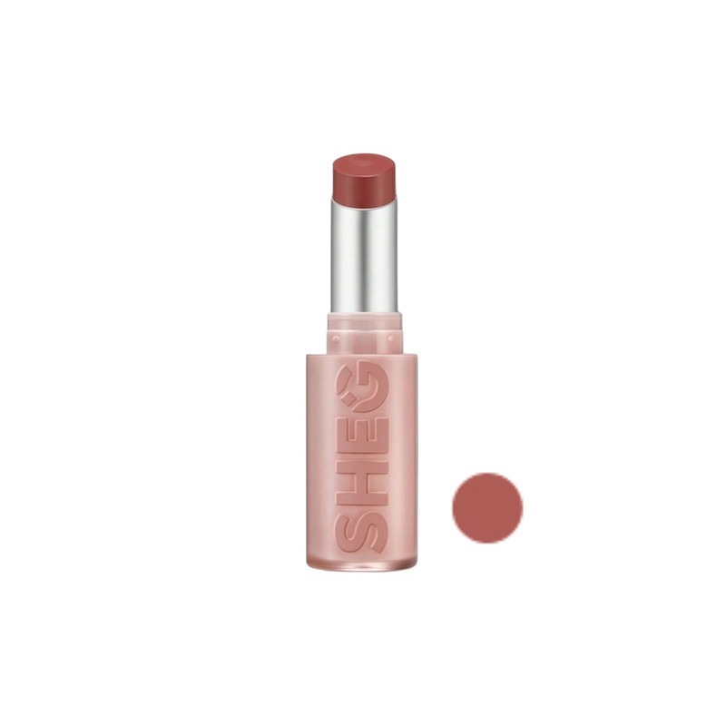 رژ لب جامد مات شیگلم مدل Lip Veil Strut شماره 03 رنگ قهوه ایی طبیعی