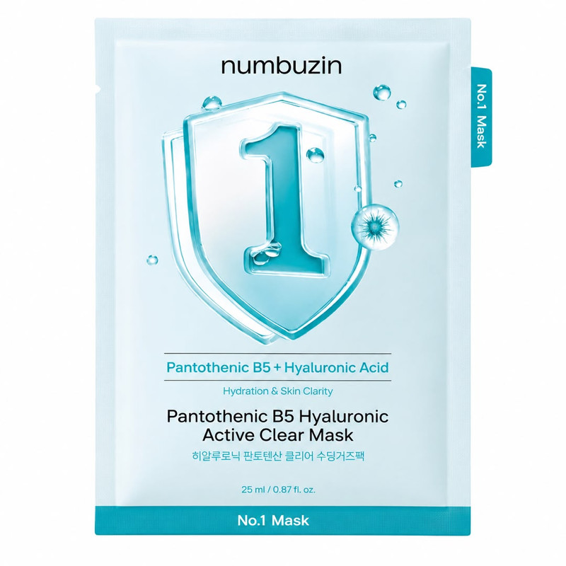 ماسک ورقه‌ای صورت آبرسان نومبوزین مدل Hyaluronic Acid  مناسب انواع پوست حجم 25 میلی لیتر