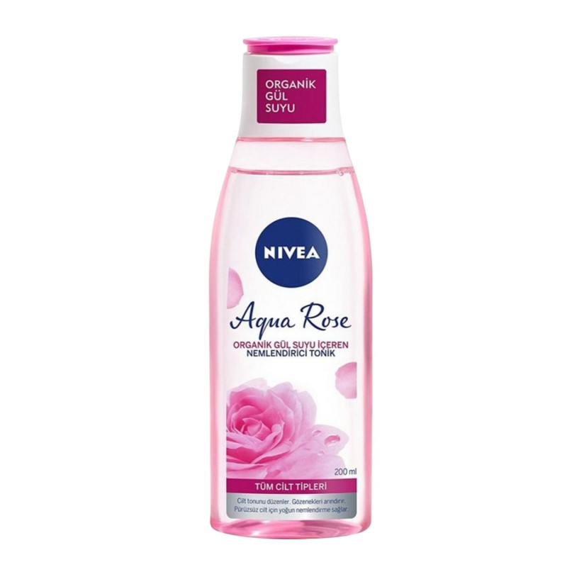تونر پاک کننده صورت نیوآ مدل Aqua Rose مناسب برای انواع پوست حجم 200 میلی لیتر