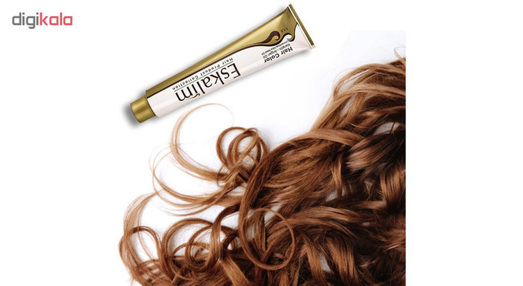 رنگ مو اسکالیم شماره 7.5 حجم 100 میلی لیتر رنگ بلوند ماهاگونی متوسط