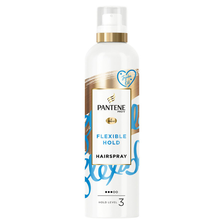اسپری حالتدهنده مو با قدرت نگهداری 3 پنتن مدل Pantene Flexible Hold مناسب برای انواع مو حجم 250 میلی لیتر