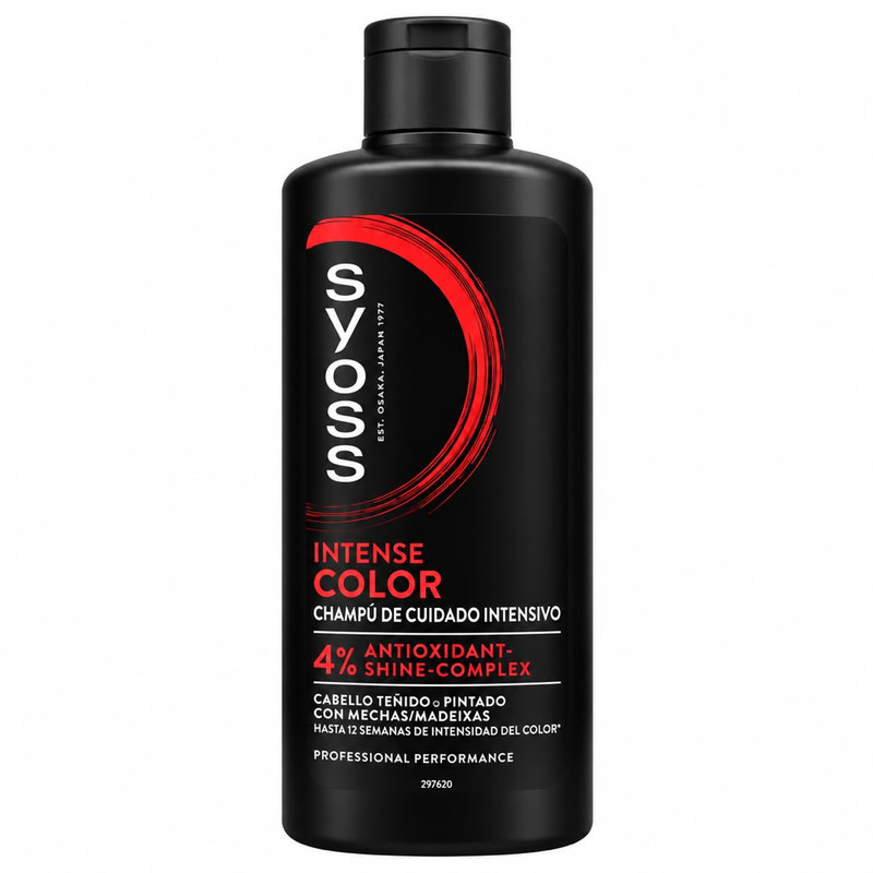 شامپو تثبیت کننده رنگ مو سایوس مدل Intense Color سازگار با موهای رنگ شده حجم 440 میلی لیتر