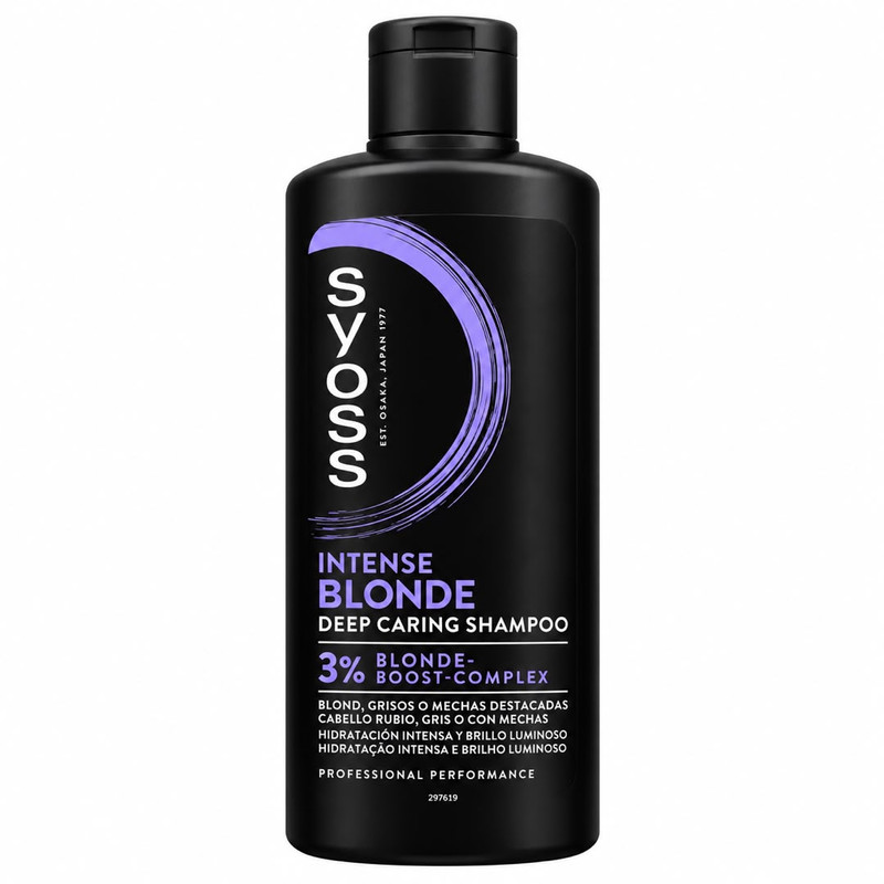 شامپو آبرسان  مو سایوس مدل Intense Blonde سازگار با موهای بلوند و مش شده حجم 440 میلی لیتر