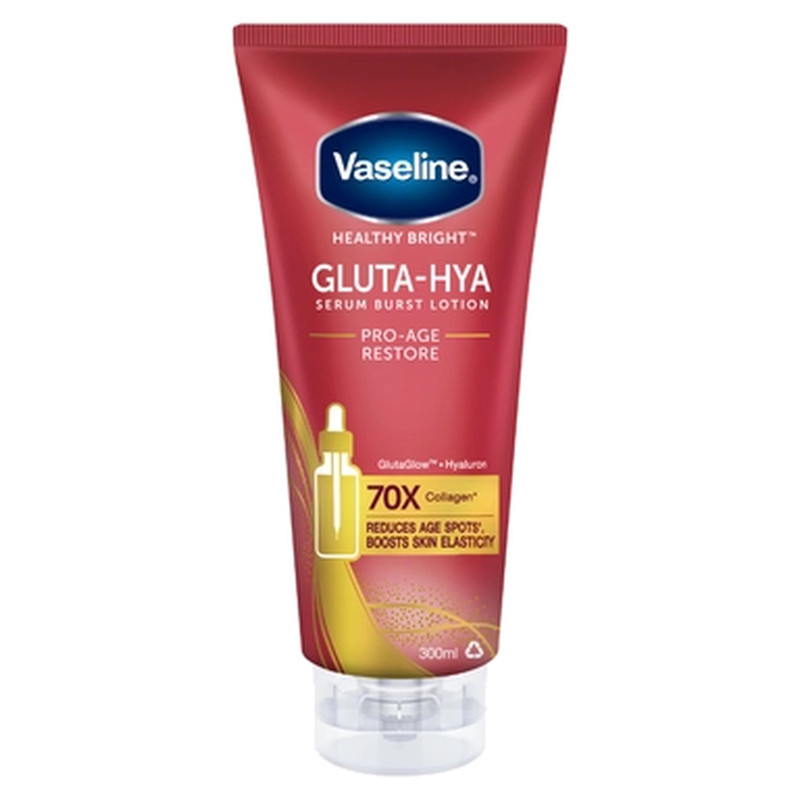 کرم ضد چروک پوست وازلین مدل Gluta Hya Age Restore مناسب برای انواع پوست حجم 300 میلی لیتر