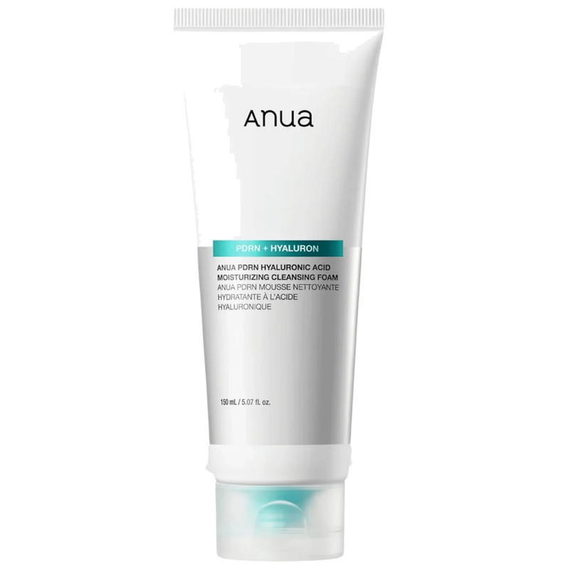 فوم شستشو و آبرسان صورت آنوا مدل PDRN Hyaluronic Acid مناسب برای انواع پوست حجم 150 میلی لیتر