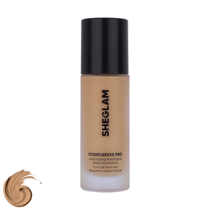 کرم پودر مایع Spf15 شیگلم مدل Complexion Pro Matte Sand مناسب برای پوست چرب و مختلط رنگ بژ طلایی شماره 06 حجم 30 میلی لیتر