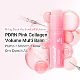 بالم ضدچروک صورت و گردن مدیکیوب مدل PDRN Collagen Volume Multi Balm مناسب برای انواع پوست حجم 10 میلی لیتر