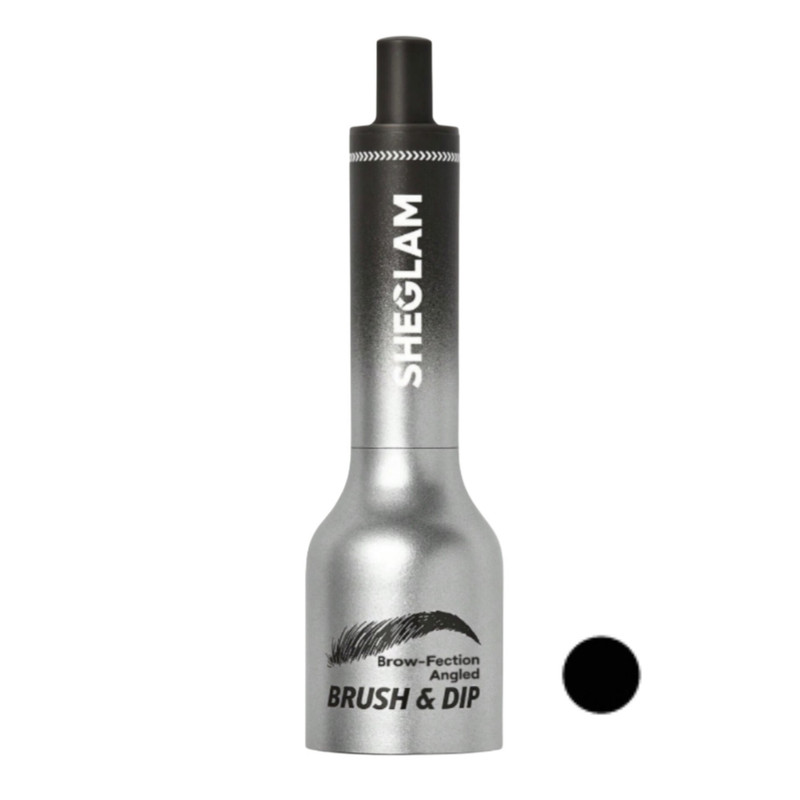 هاشور ابرو شیگلم مدل Fection Angled Brush Charcoal شماره 03 رنگ مشکی